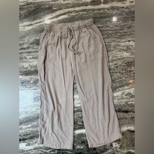 Splendid beige linen pants loose relaxed fit size XS